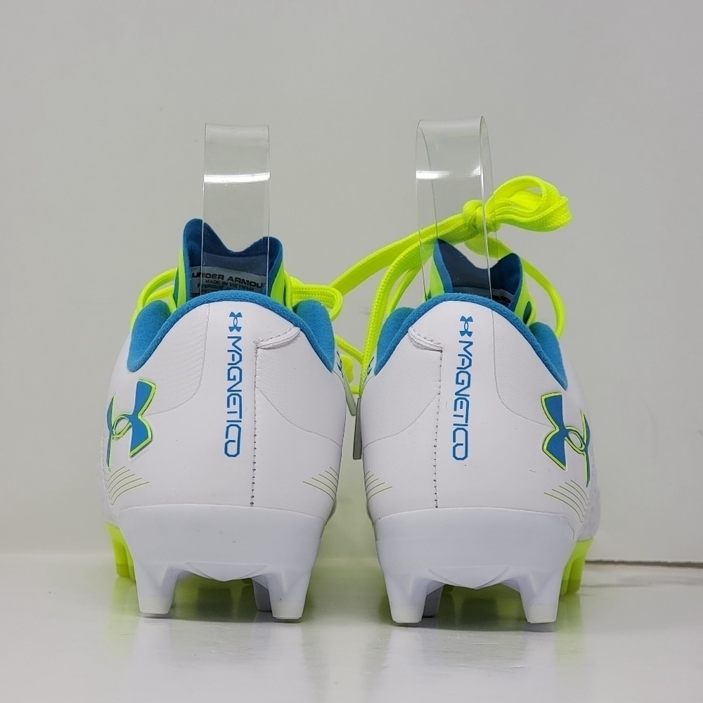 Under Armour Magnetico Pro 3 FG Women Soccer Cleats Size 6 White 3027497-101 New - Picture 7 of 9